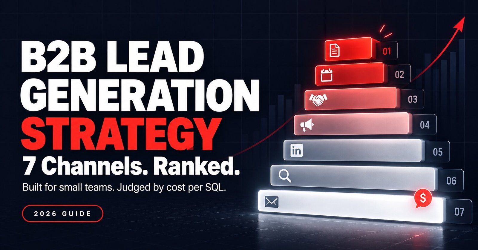 B2B lead generation strategy: seven channels ranked by cost per SQL