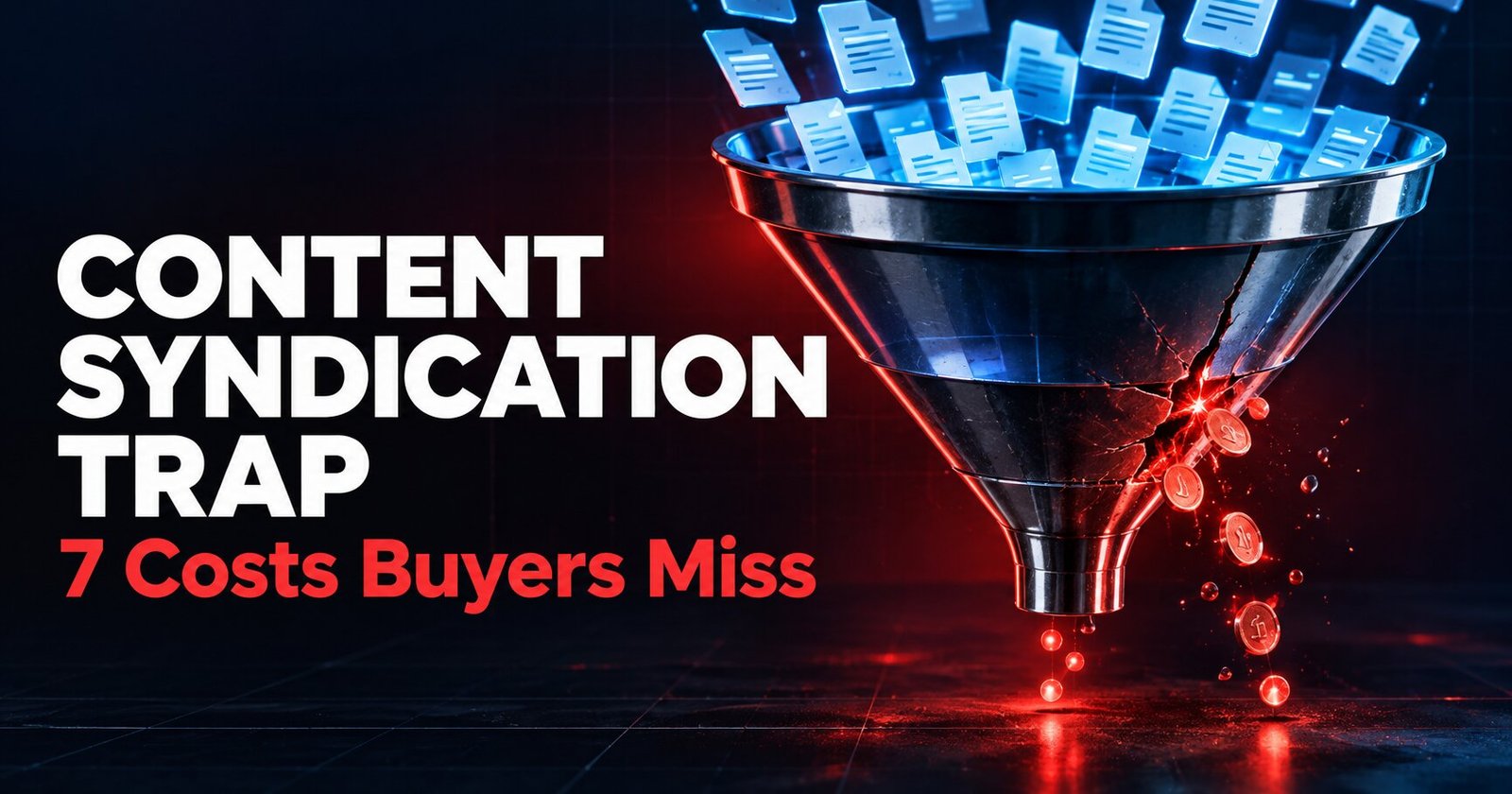 Content syndication funnel leaking budget through 7 hidden costs